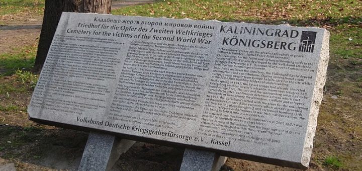 Gedenktafel Königsberger Feuersturm